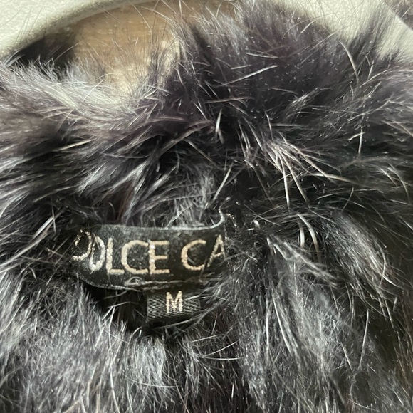 Dolce Cabo Rabbit Fur Knitted Vest - Picture 3 of 3